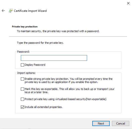 Windows cert manager import 3